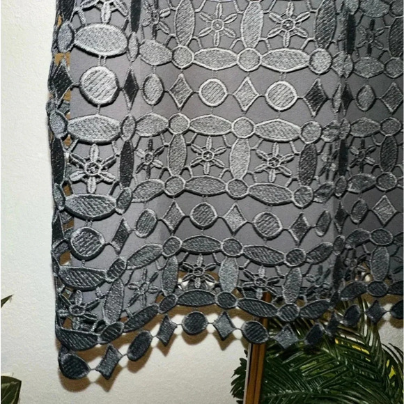 Michael Kors geometric floral lace dress size 0 - Picture 13 of 16